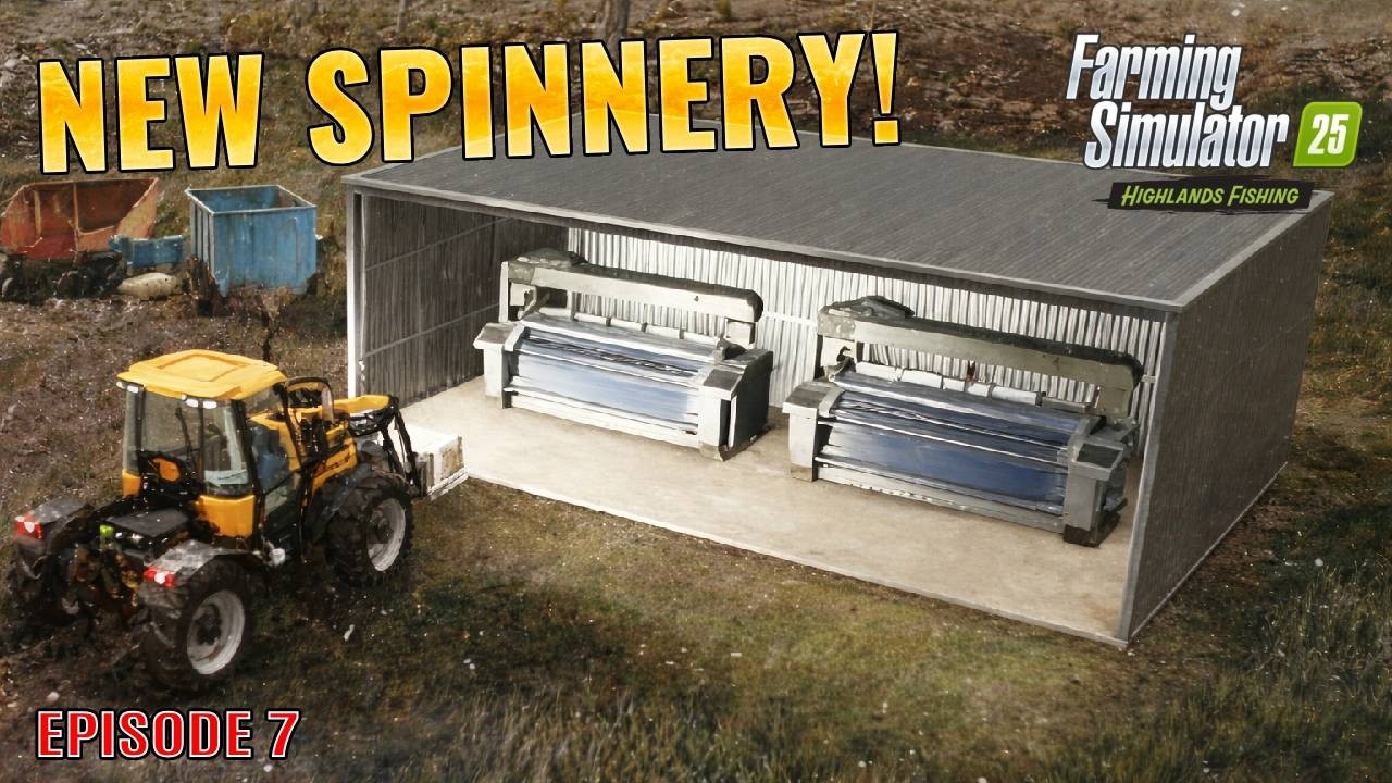 BUILDING OUR FIRST PRODUCTION! | Highlands Fishing Expansion | Farming Simulator 25 | Episode 7