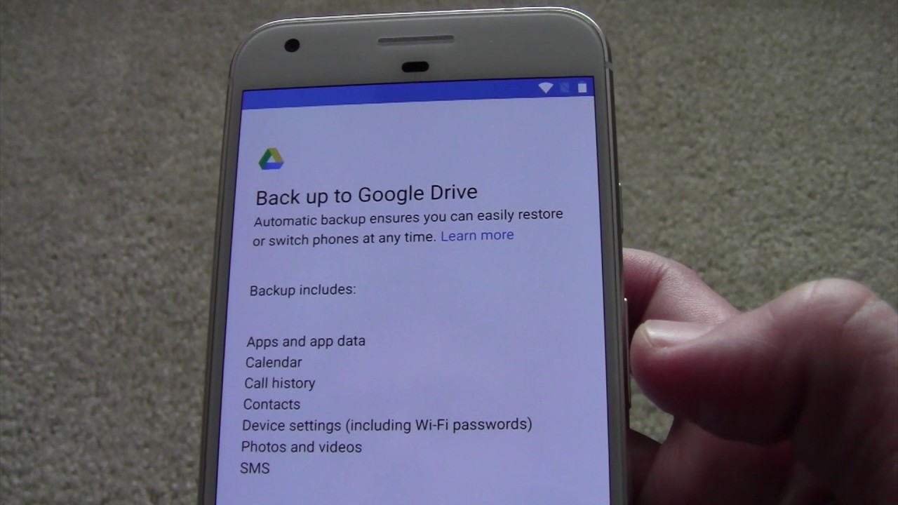 Pixel & Pixel XL Initial Setup First Use