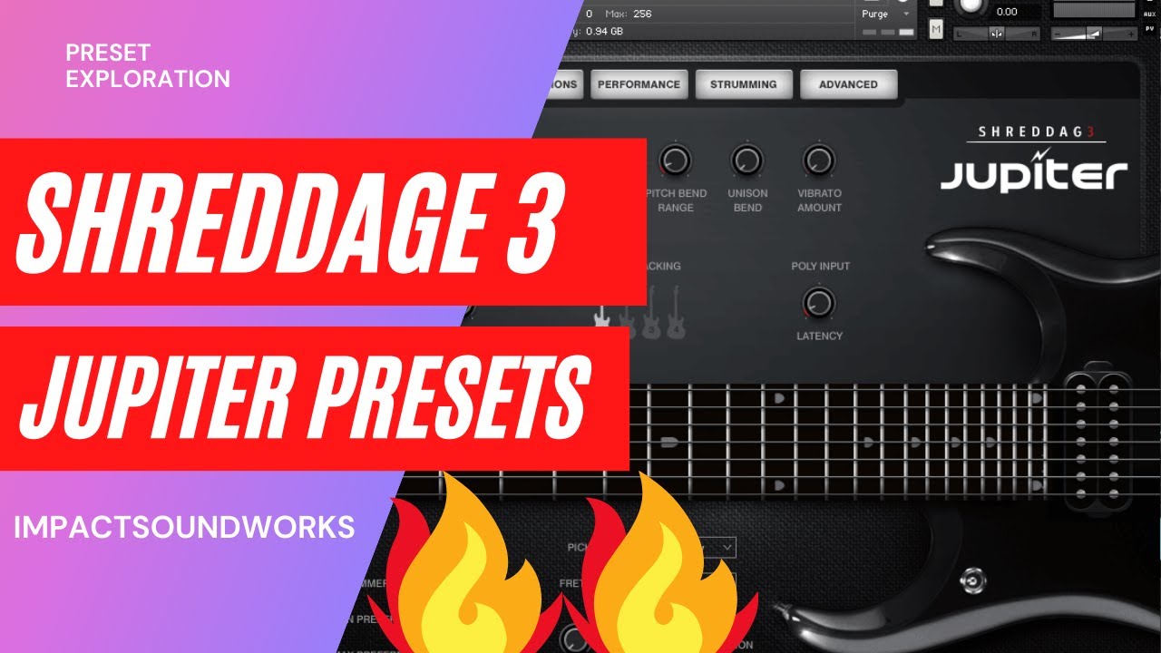 Impact Soundworks Shreddage 3 Jupiter Review: PRESET SHOWCASE 🎸🎸