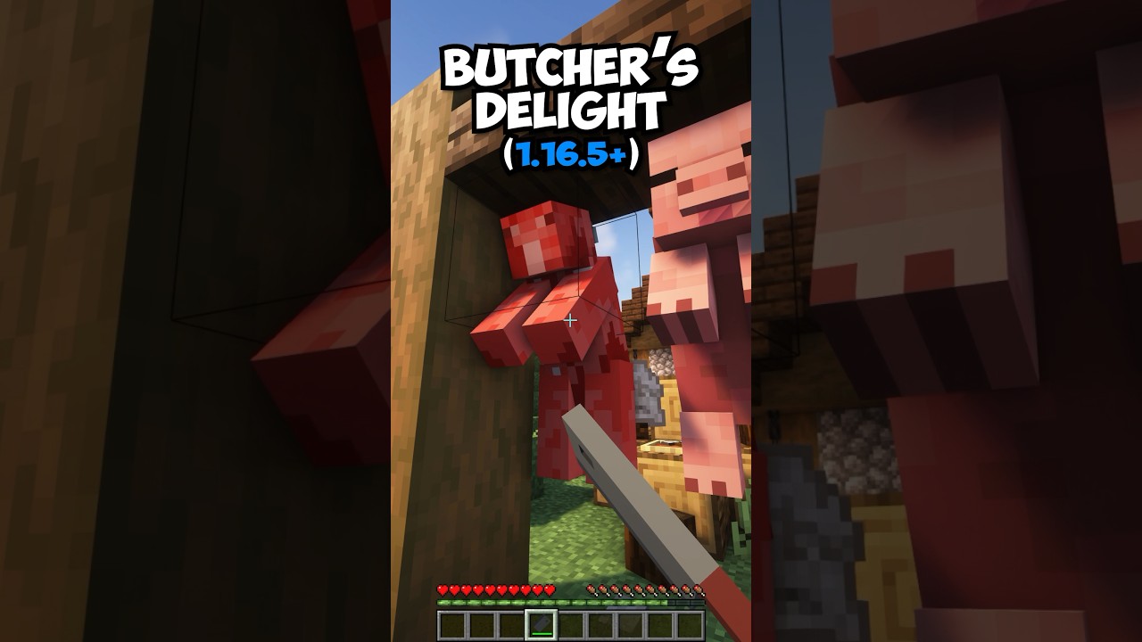 Станьте мясником в Minecraft!