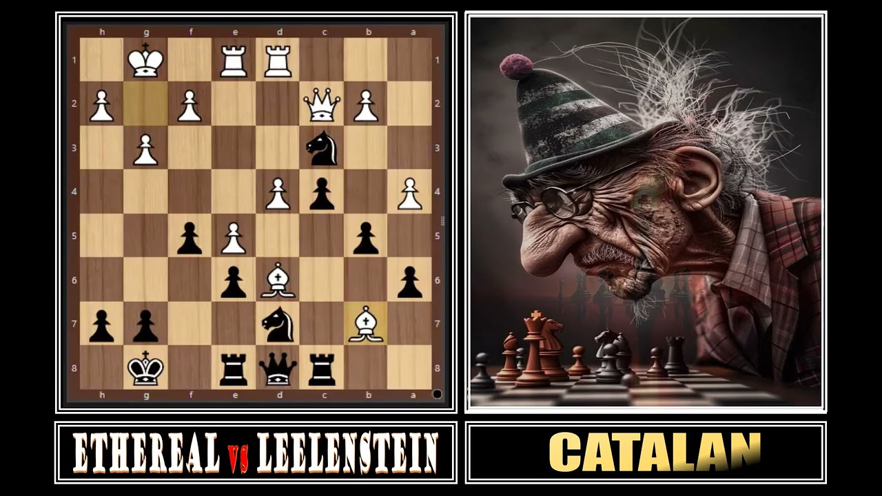 Leelenstein : Aggressive and Tactical - Catalan Opening #chess