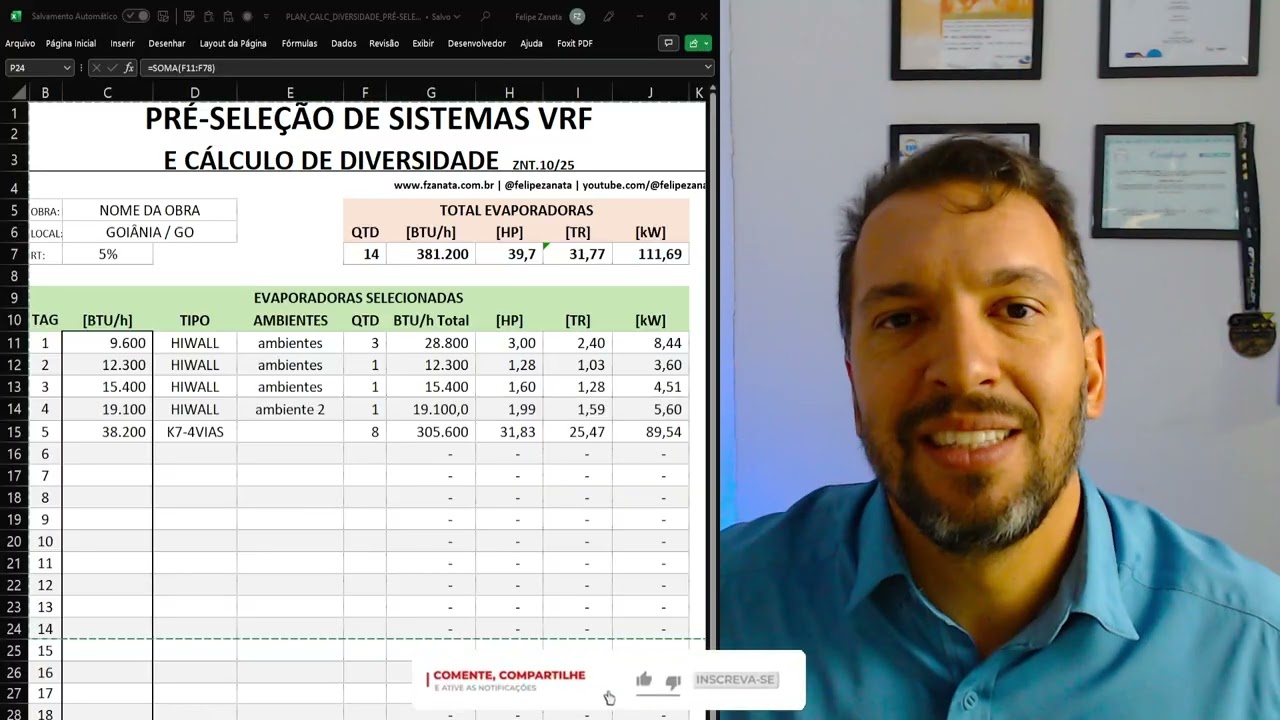O JEITO MAIS F&Aacute;CIL DE SELECIONAR UM SISTEMA VRF! SIMPLES, DIRETO E PR&Aacute;TICO E SEM SOFTWARE