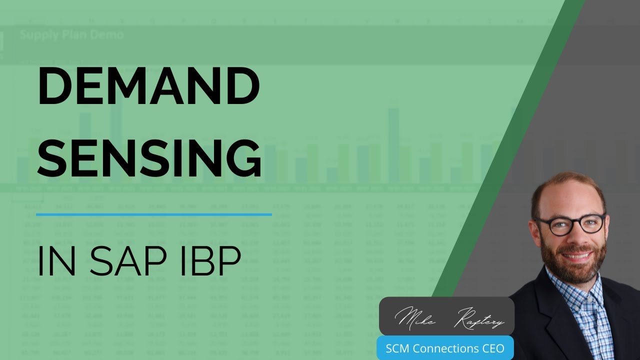 SCM Connections Five Minute Feature - SAP IBP Demand Sensing
