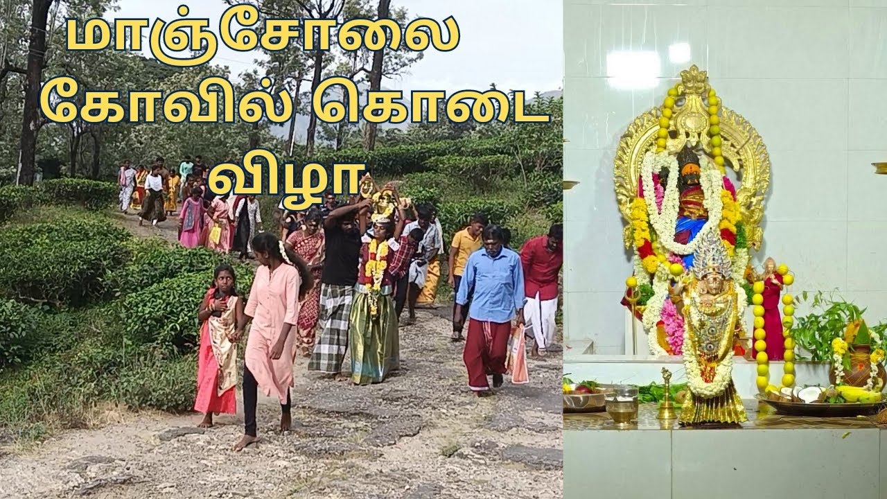 மாஞ்சோலை வன பேச்சியம்மன் கோவில் கொடை விழா | vanapechi amman temple manjolai estate