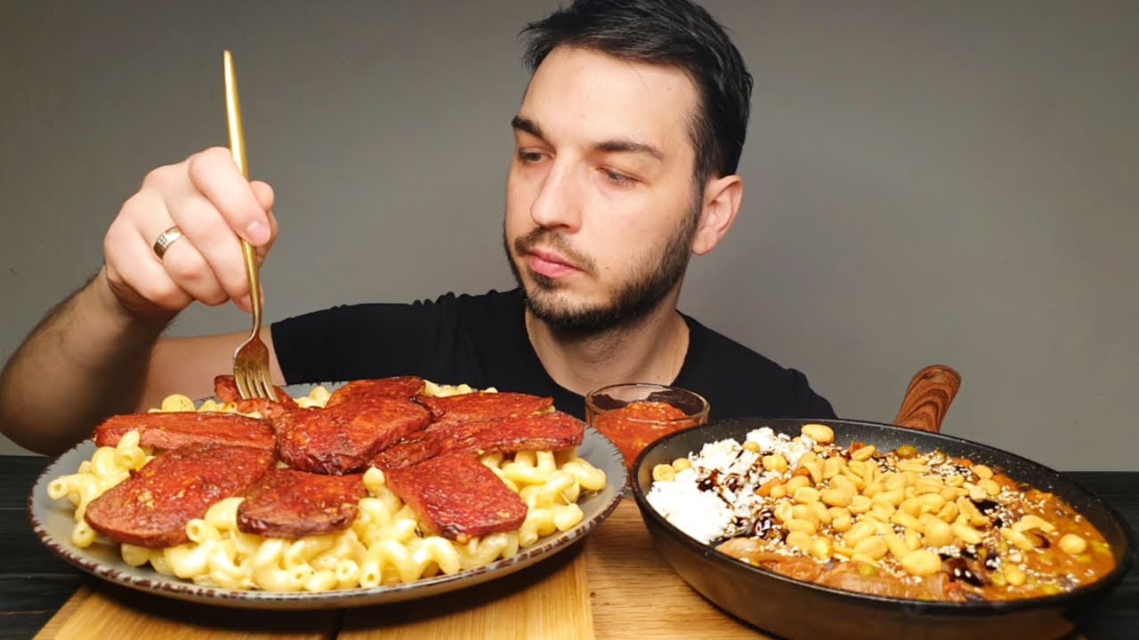 마카로니 앤 치즈와 스팸 SPAM ASMR MUKBANG