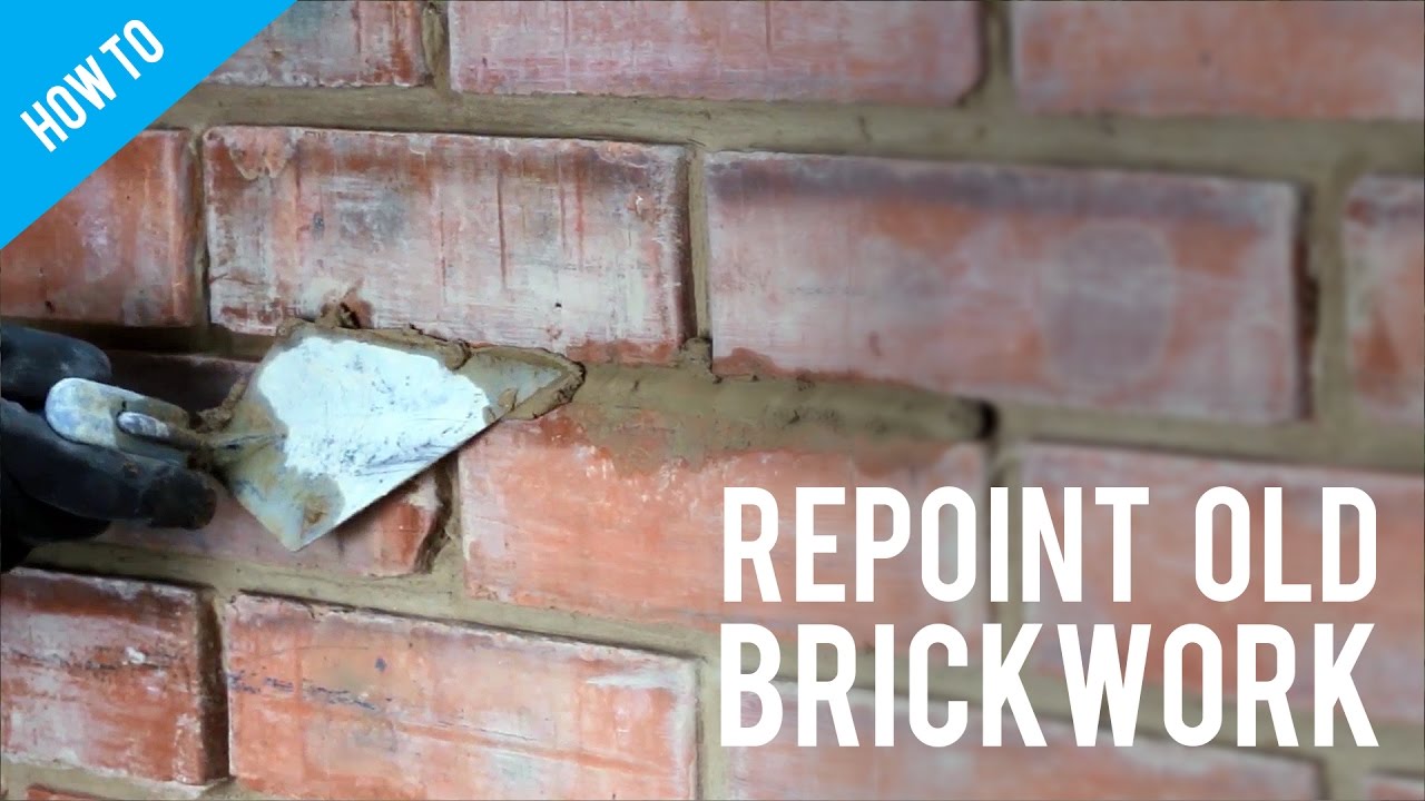 How to repoint old brickwork