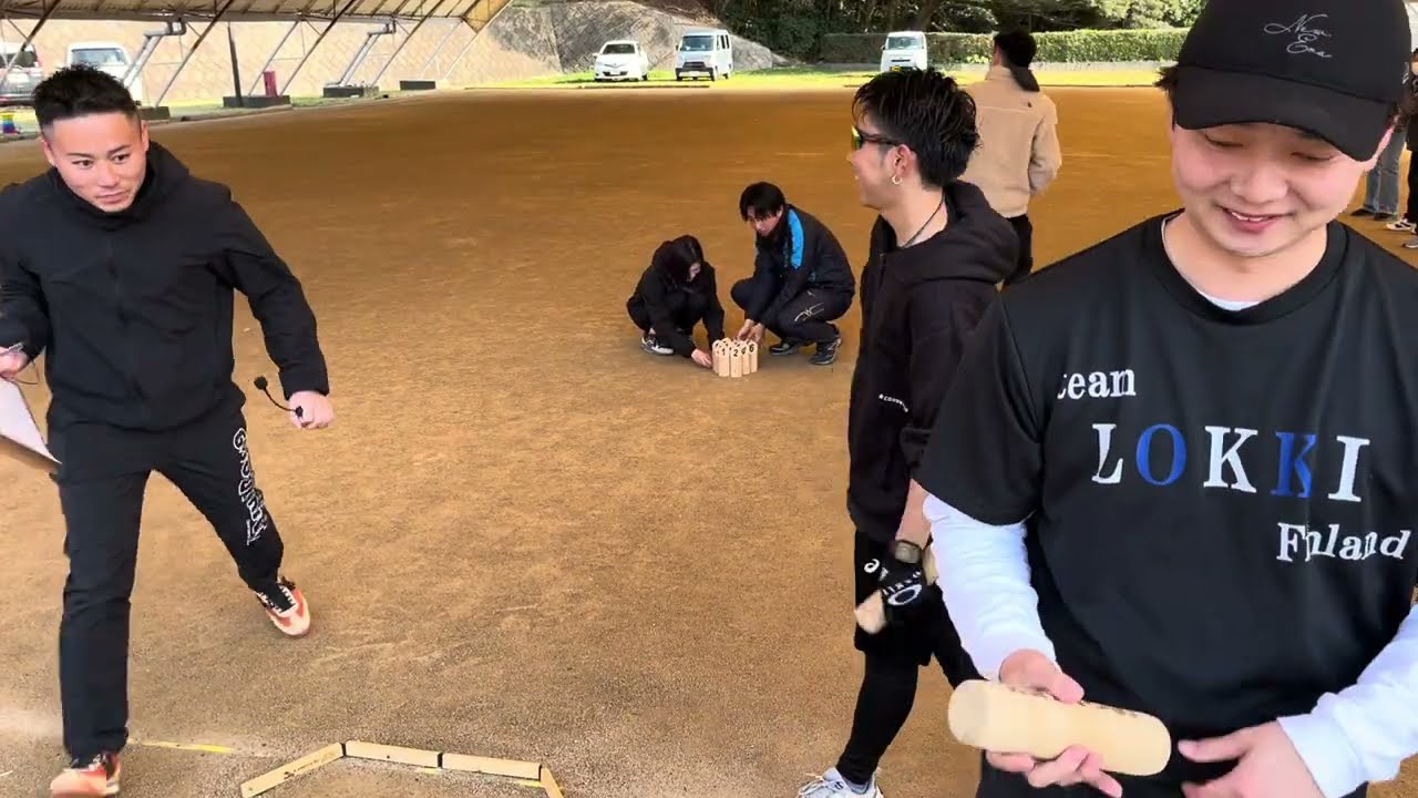 260315 第７回 #梅坂ふろしき 杯〈#決勝戦〉別アングル #棒当倶楽部 vs #春一番 #ミャクミャク #壱岐市 #総合型地域スポーツクラブ #KameliaSC #モルック #モルックやろうぜ