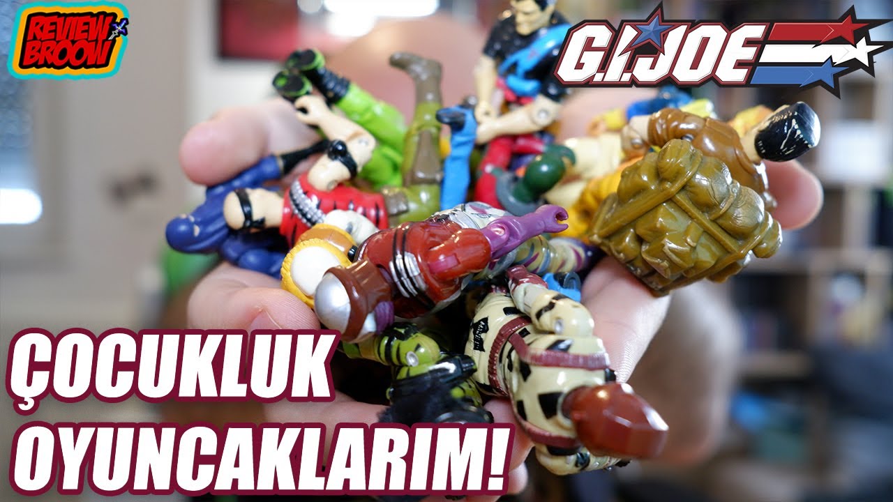 Çocukluk Oyuncaklarıma Bakıyoruz!  G.I.JOE Figürlerim, custom figürlerim..
