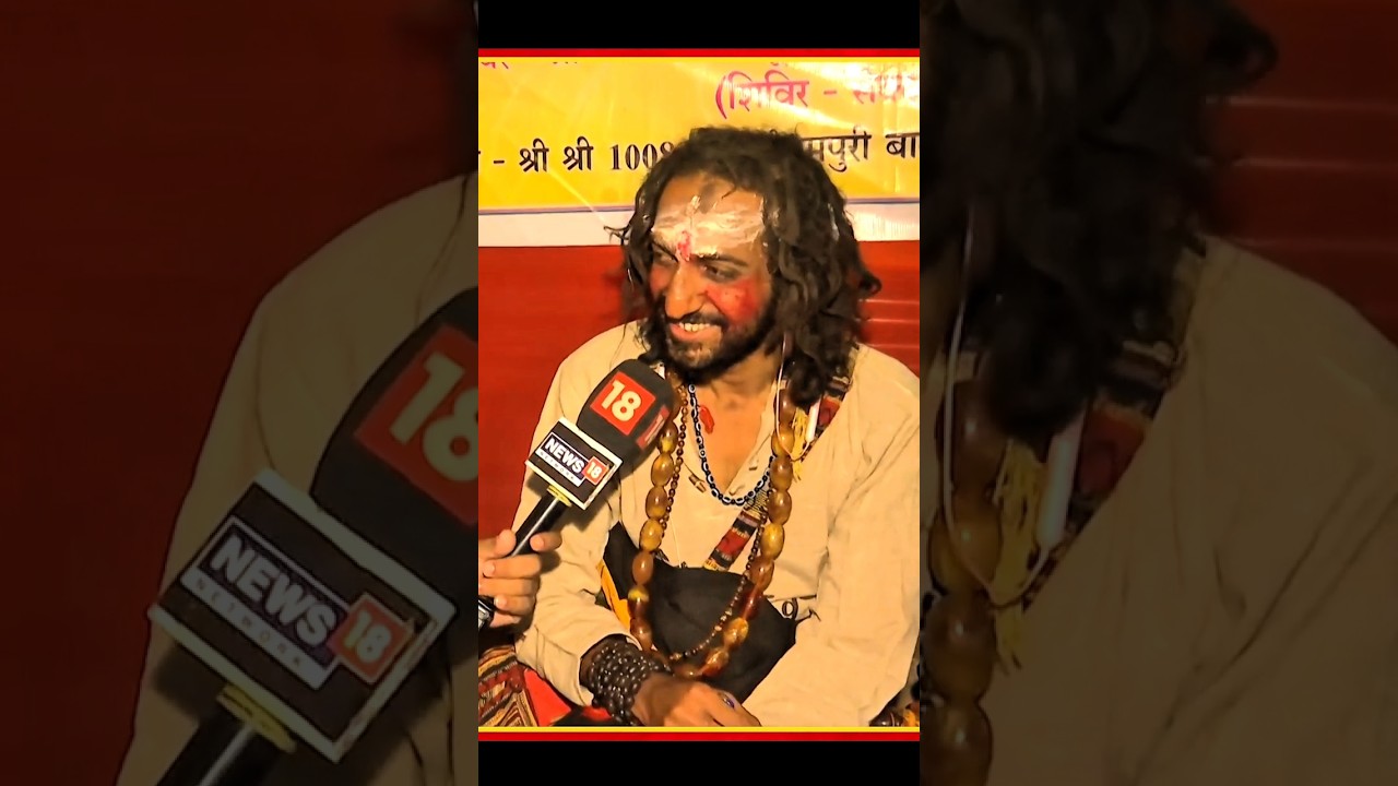 This sadhu is a student of IIT Bombay 