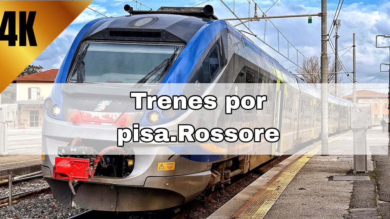 Trenes italianos por Pisa.S Rossore 