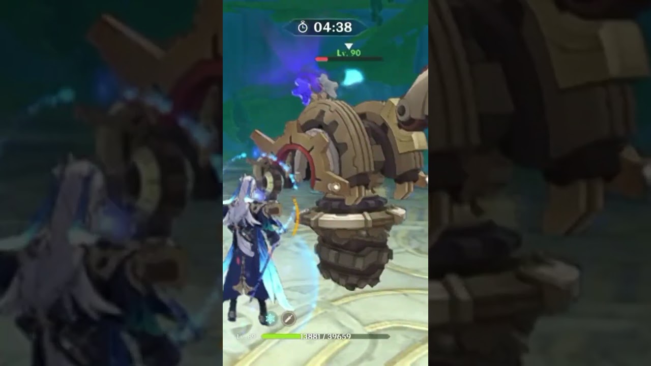 neuvillette gameplay #genshinimpact #genshin #artifactluck