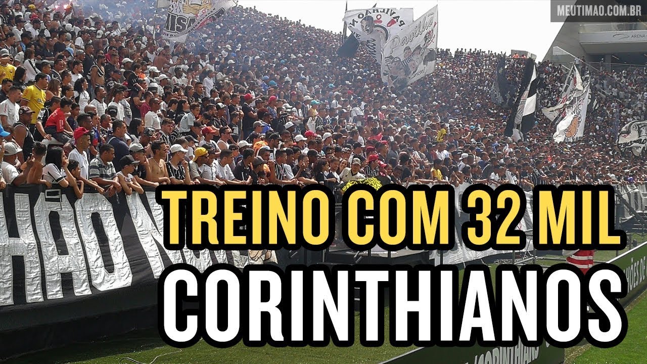 32 mil pessoas no treino do Corinthians na Arena