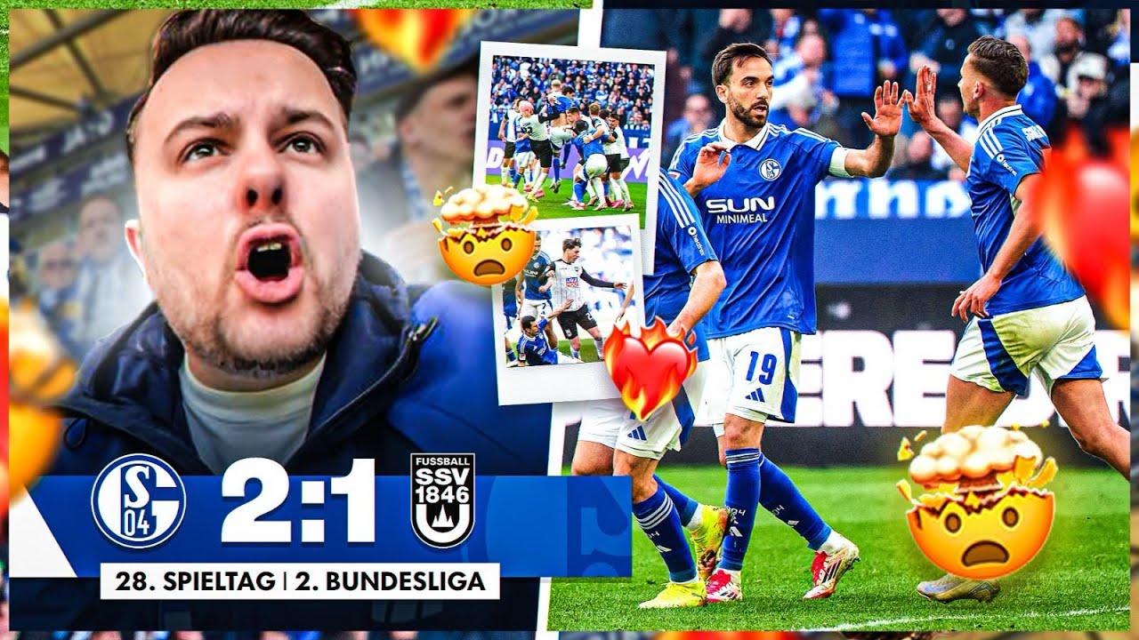 LAST MINUTE SIEG 😍 Viel FRUST 😤 Schalke 04 vs SSV Ulm STADION&nbsp;VLOG&nbsp;🏟