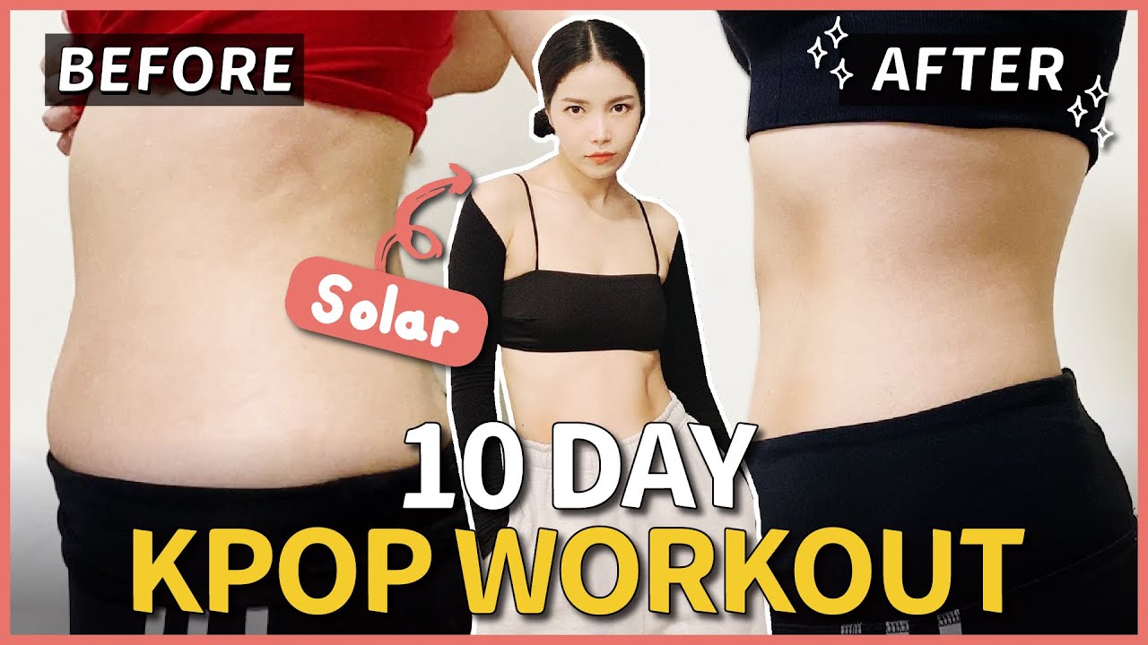 【KPOP減肥法】10天挑戰MAMAMOO頌樂Solar Fit運動💪狂炸腹肌＋爆汗TABATA累到瘋掉💦 // YO CINDY