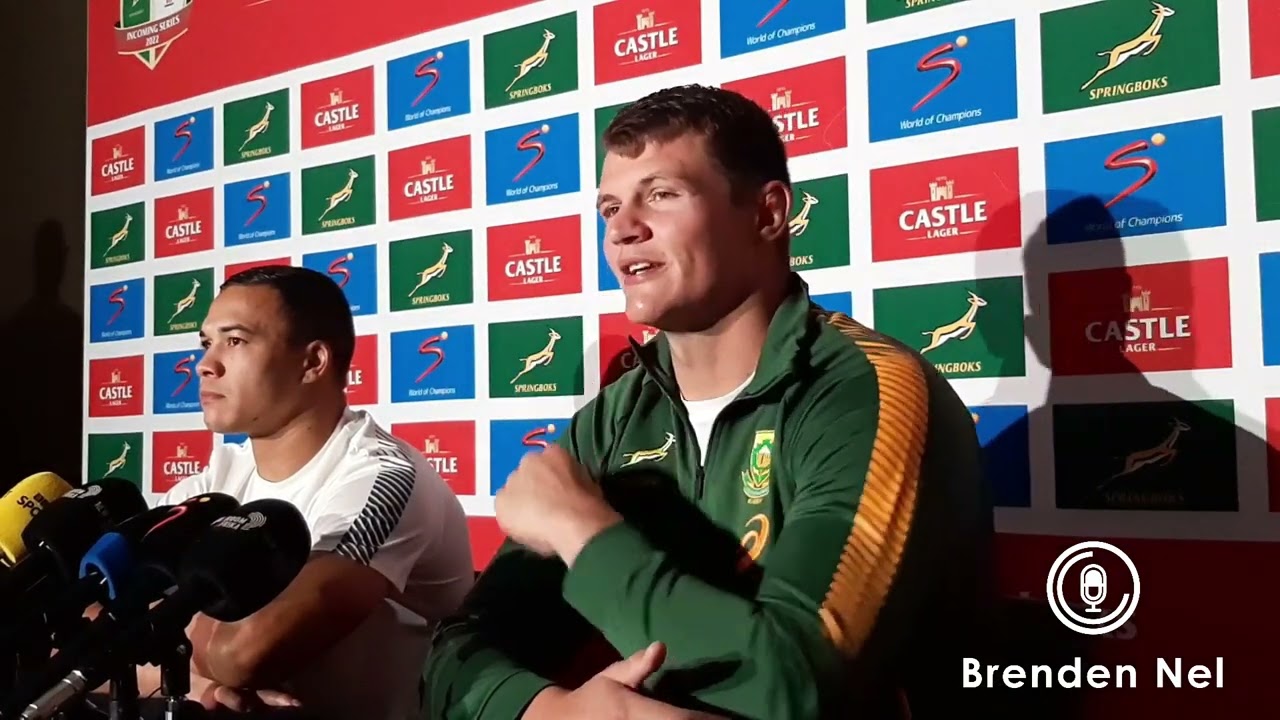 SPRINGBOKS:  Elrigh Louw on his debut (English and Afrikaans)