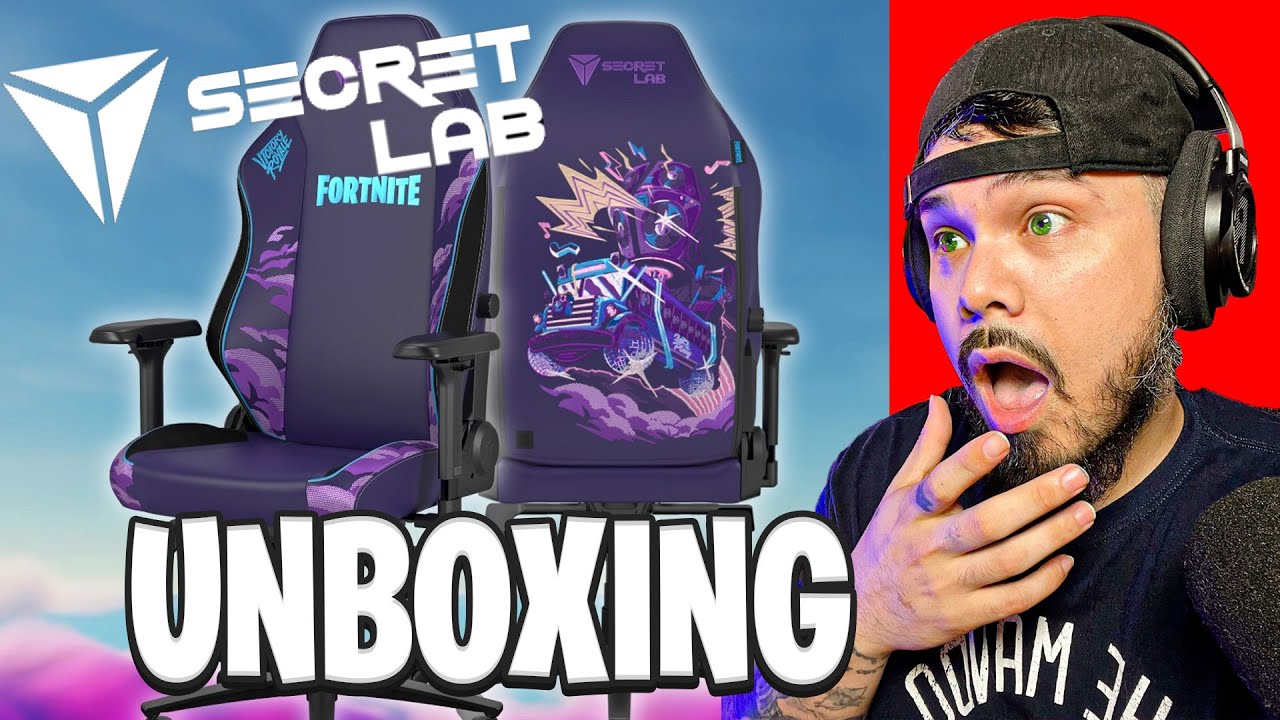 UNBOXING The Secretlab Titan Evo 2022 Fortnite Battle Bus Edition