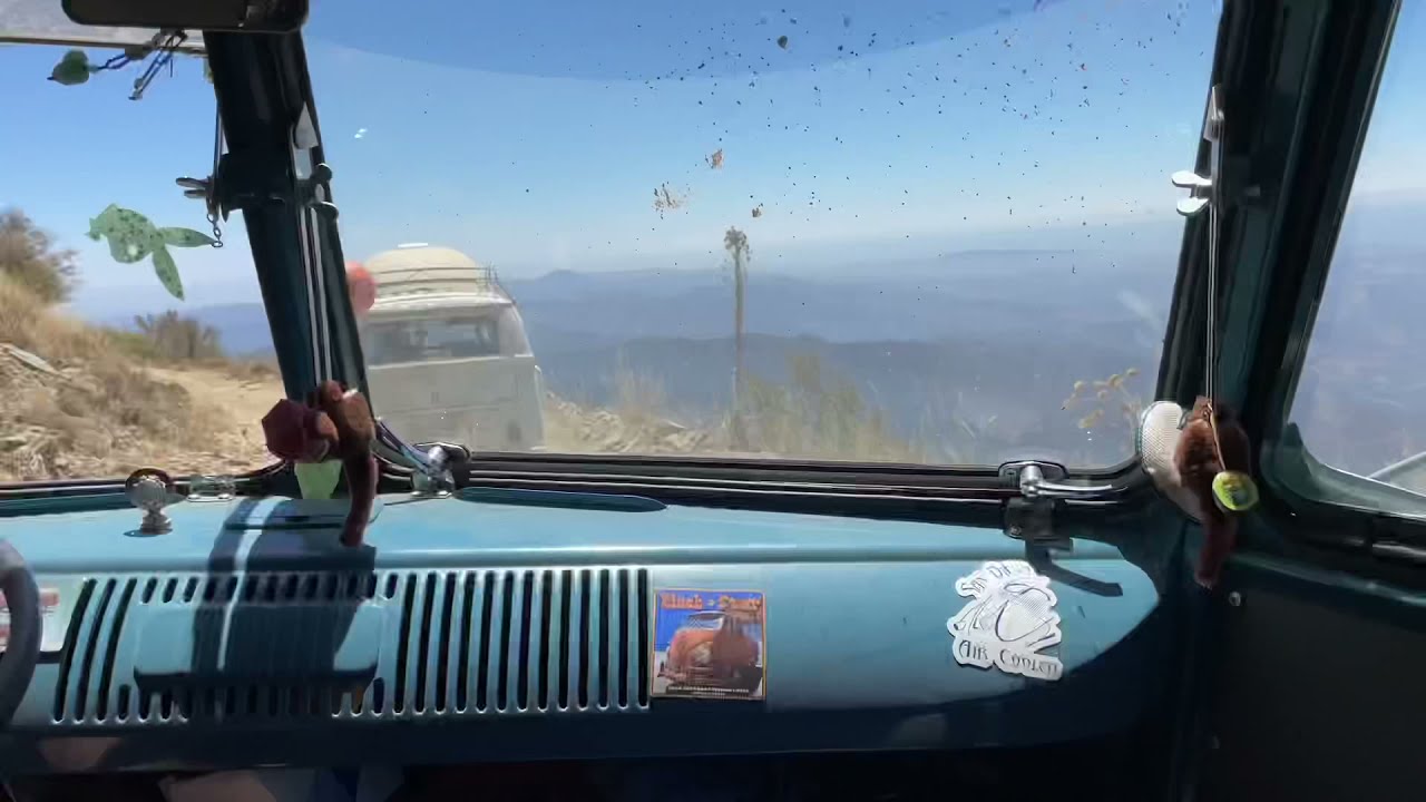 Off-Road Jeep Trail - 60 yr old stock VW bus
