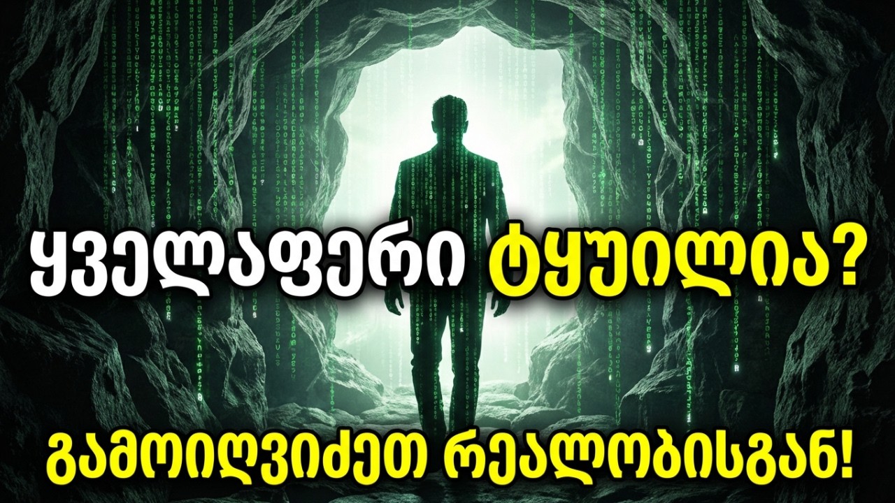 სიმულაციაში ვცხოვრობთ? – მატრიცა და პლატონის გამოქვაბული