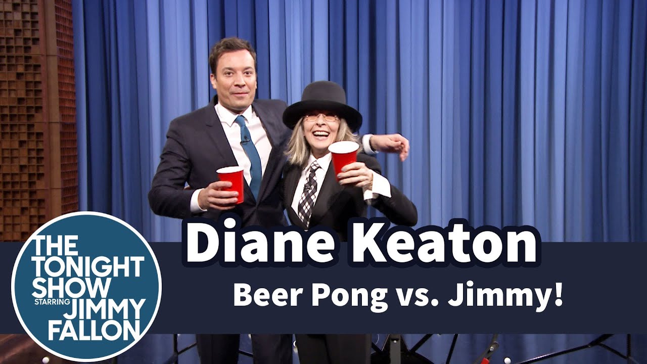 Beer Pong with Diane Keaton