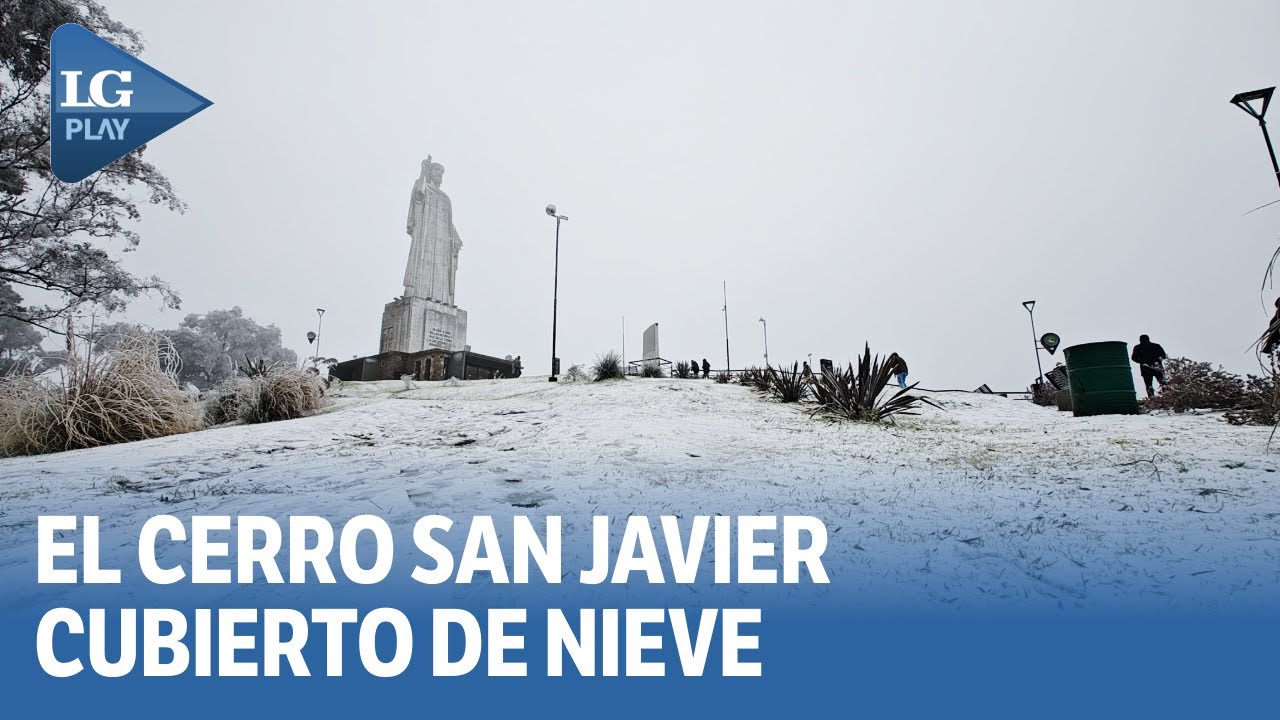 Los tucumanos aprovechan para disfrutar la nieve en el cerro San Javier