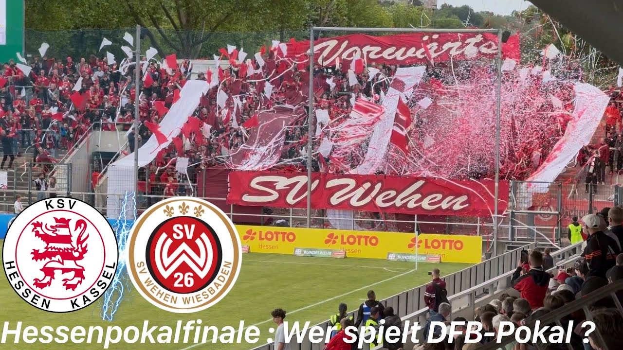 KSV Hessen Kassel - SV Wehen Wiesbaden | über 3.000 KSV Fans, Choreo, Konfetti Intro & Elfmeterkrimi