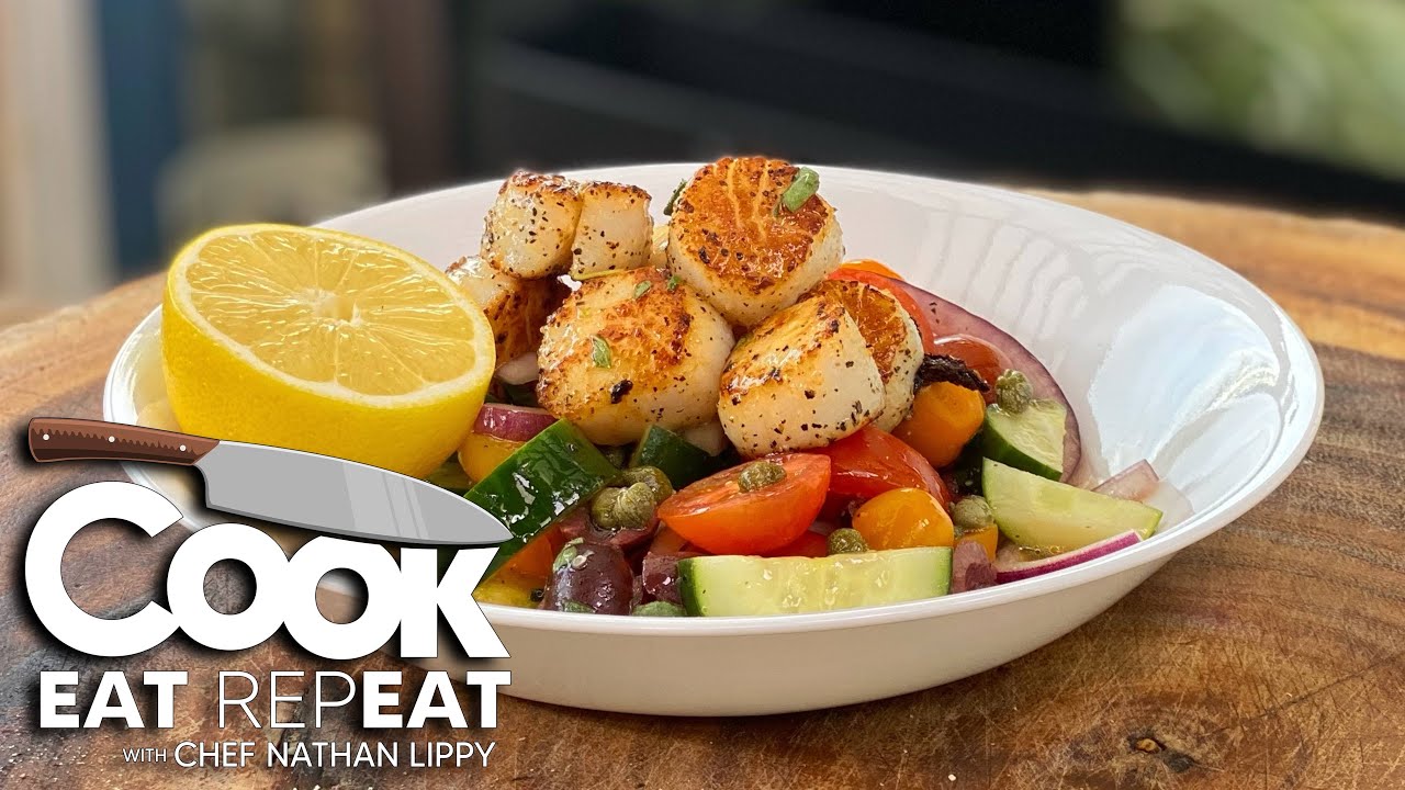 Seared Scallop Summer Salad | Blackstone Griddle
