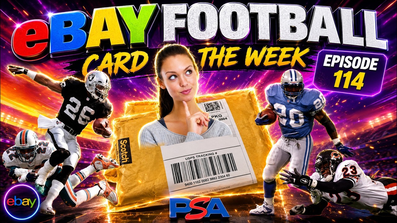 eBay Football 🏈 Card of the Week Episode 114 | Hints: (1) Amazing PSA Rookie Card!