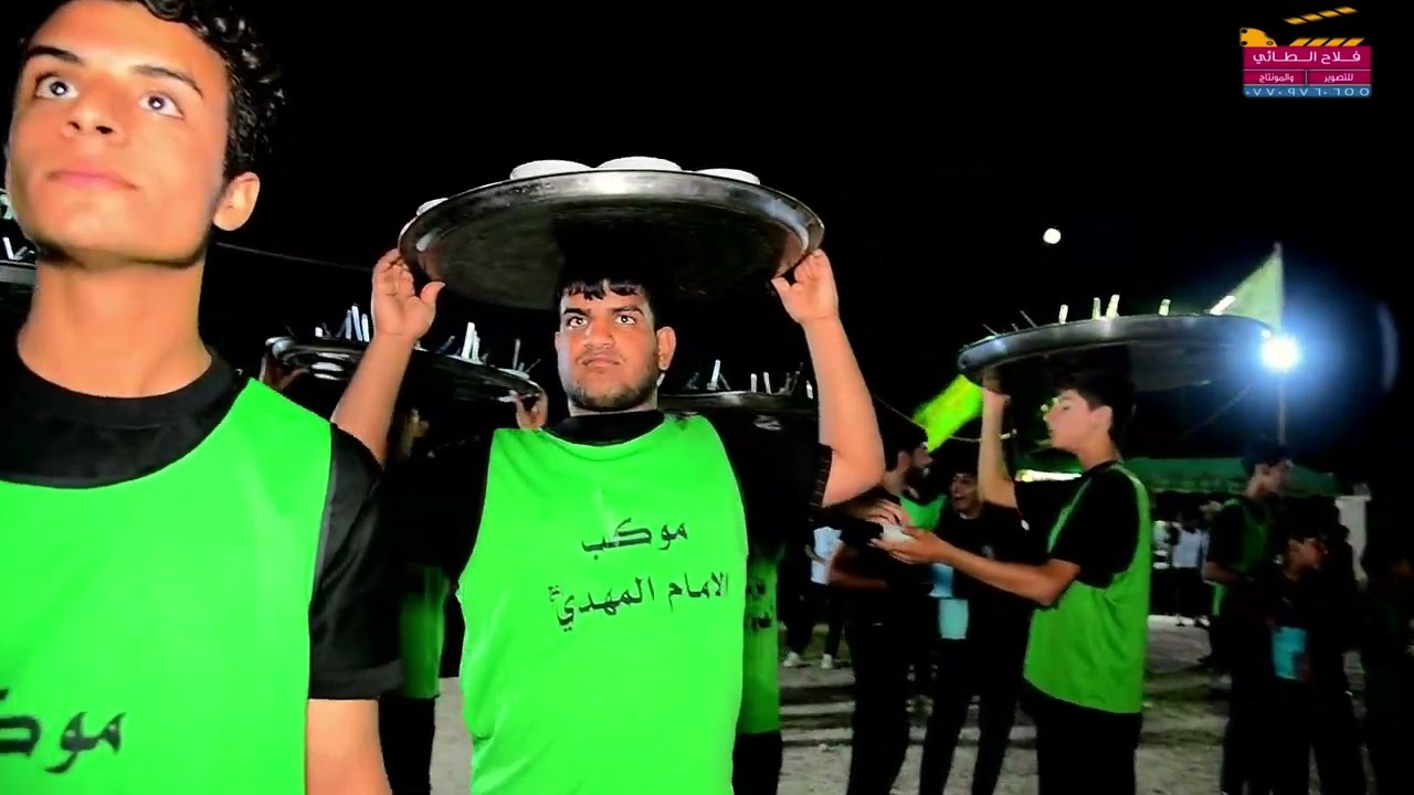 استعراض مواكب الحسينية في منطقة البو عامر موكب الامام المهدي ع