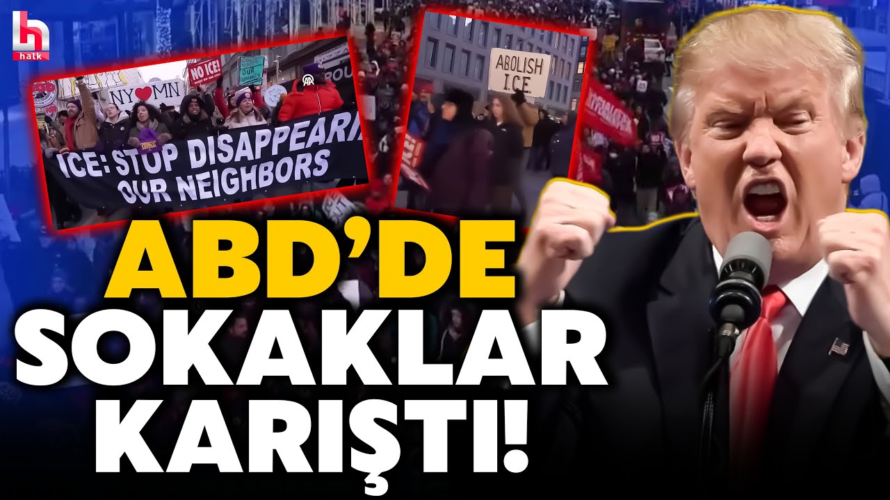ABD'de sokaklar fena karıştı! ICE'ye karşı on binler sokağa çıktı! Dükkanlar kepenk indirdi!