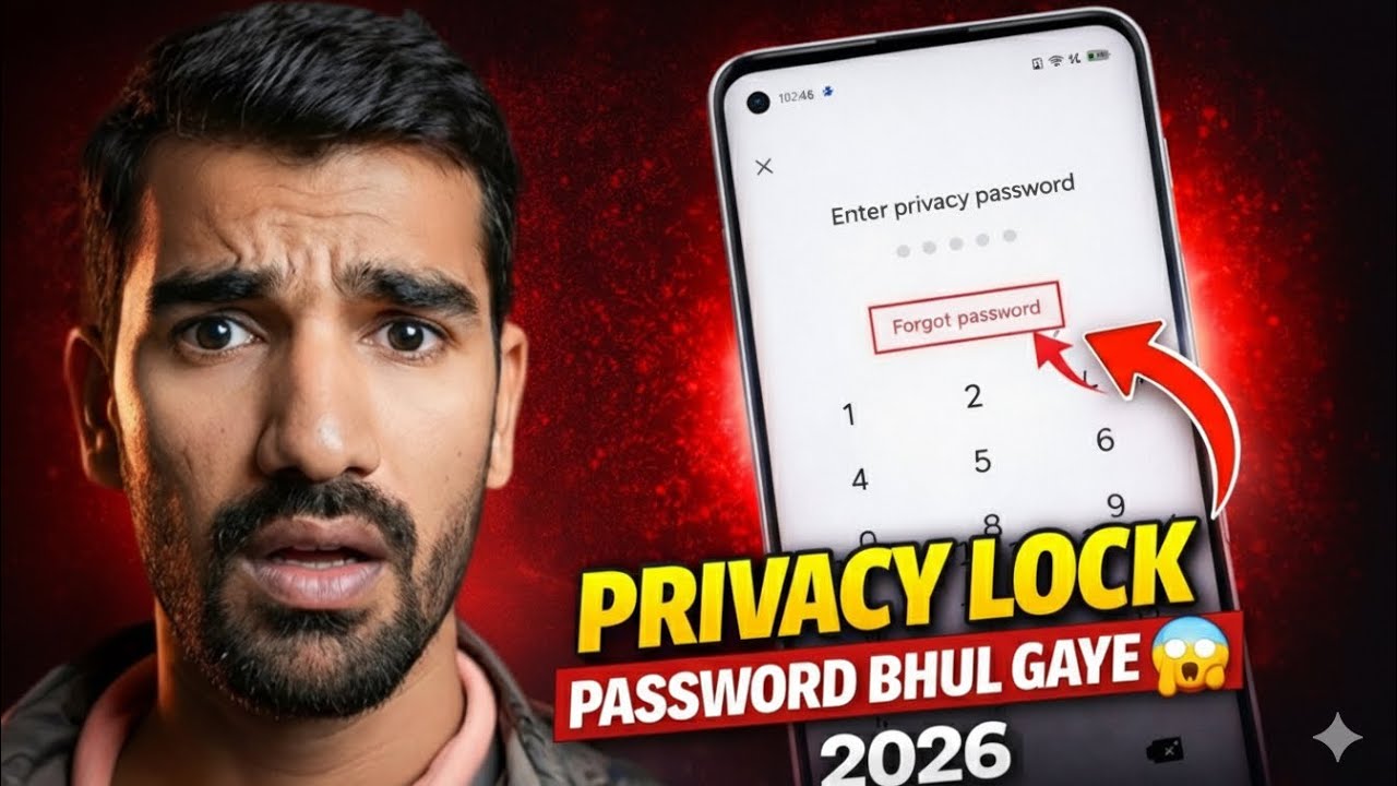 Privacy App Lock Password Bhool Gaye? 😱 Apne Phone Me Safe Method | 2026