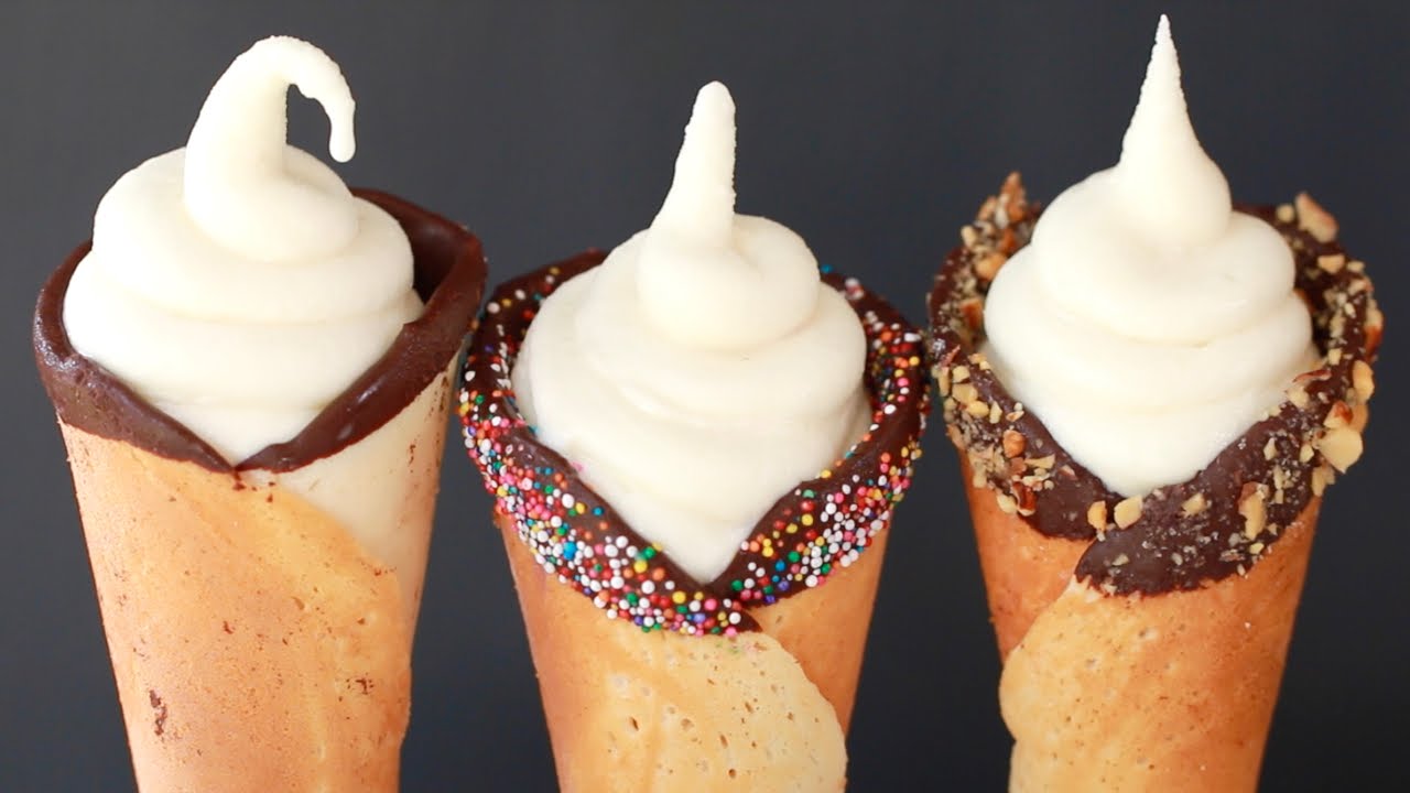 Homemade Soft Serve Ice Cream (No Machine) - Gemma's Bigger Bolder Baking Ep  128