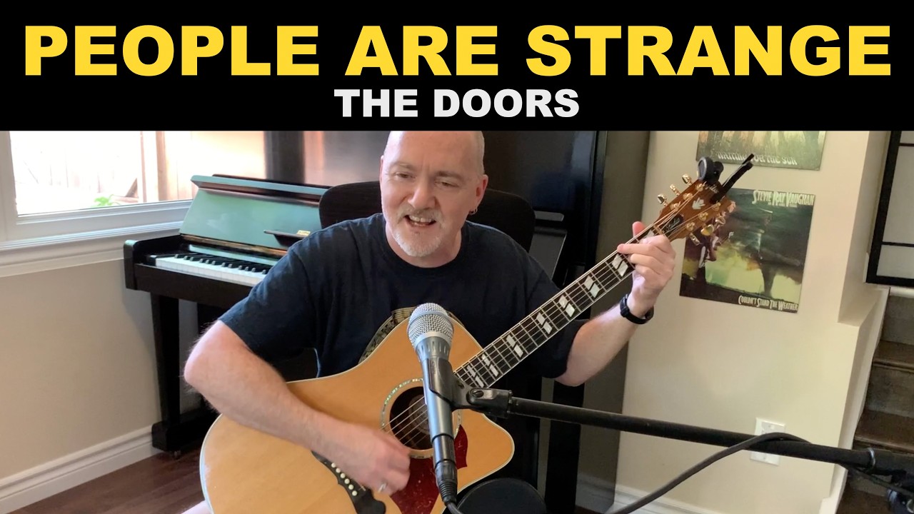 People Are Strange - The Doors - acoustic guitar cover by Dave Milliken