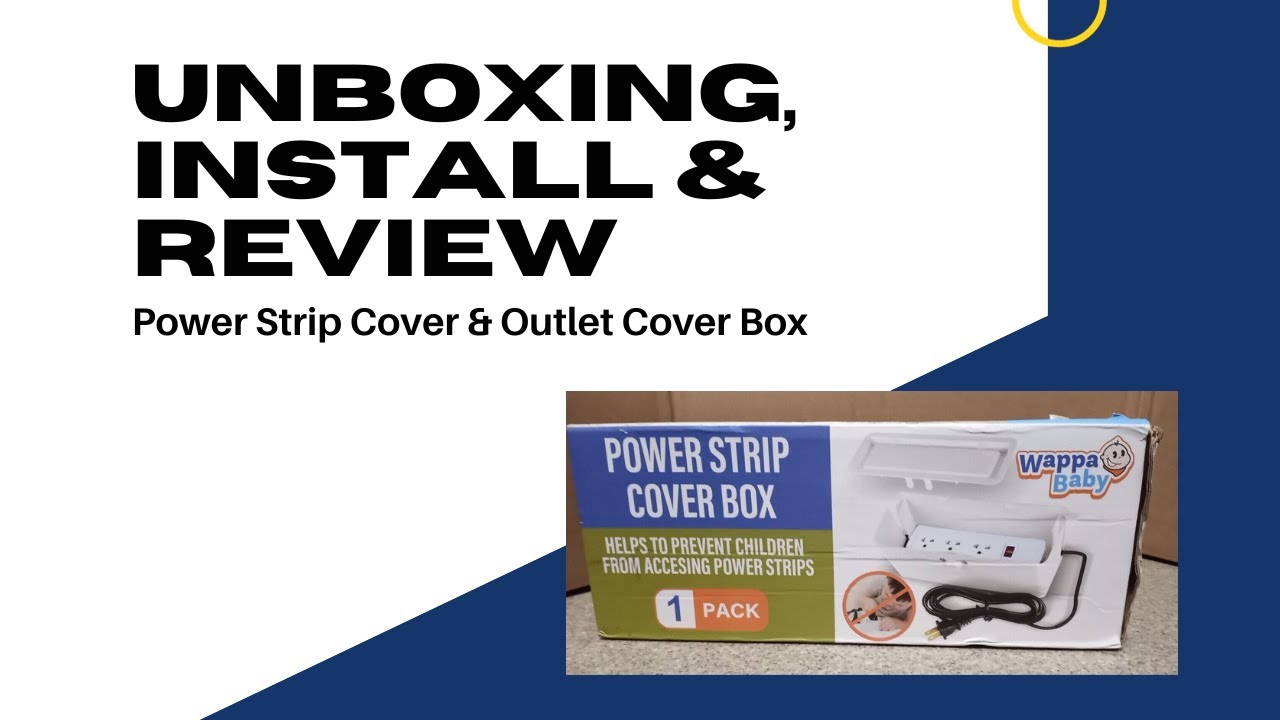 Childproof Your Home with Wappa Baby Power Strip Cover & Outlet Box - Safety & Peace of Mind