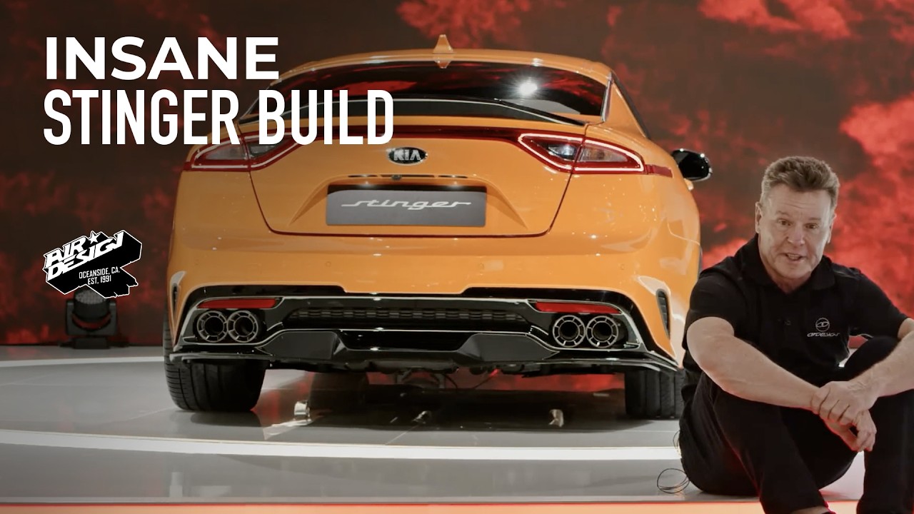 Airdesign USA's Accessory Kit for the New Kia Stinger LA Auto Show