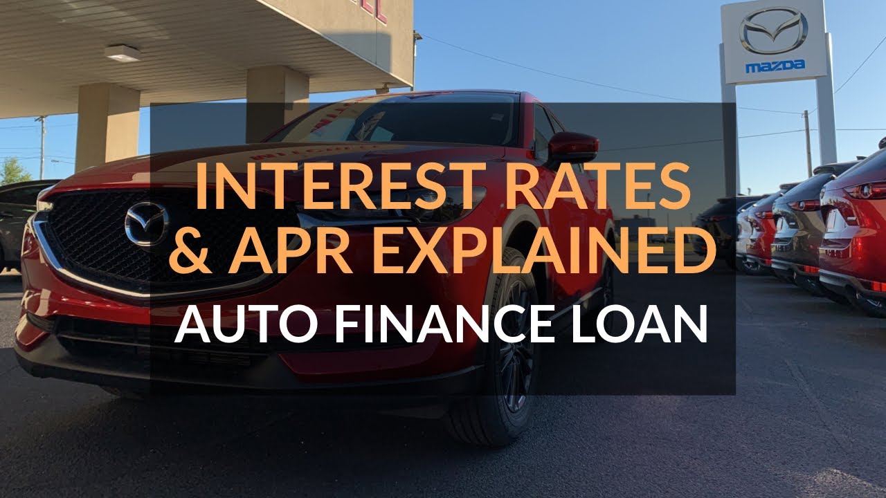 Auto Finance | Interest Rates and APR Explained with Jonathan Sewell Sells