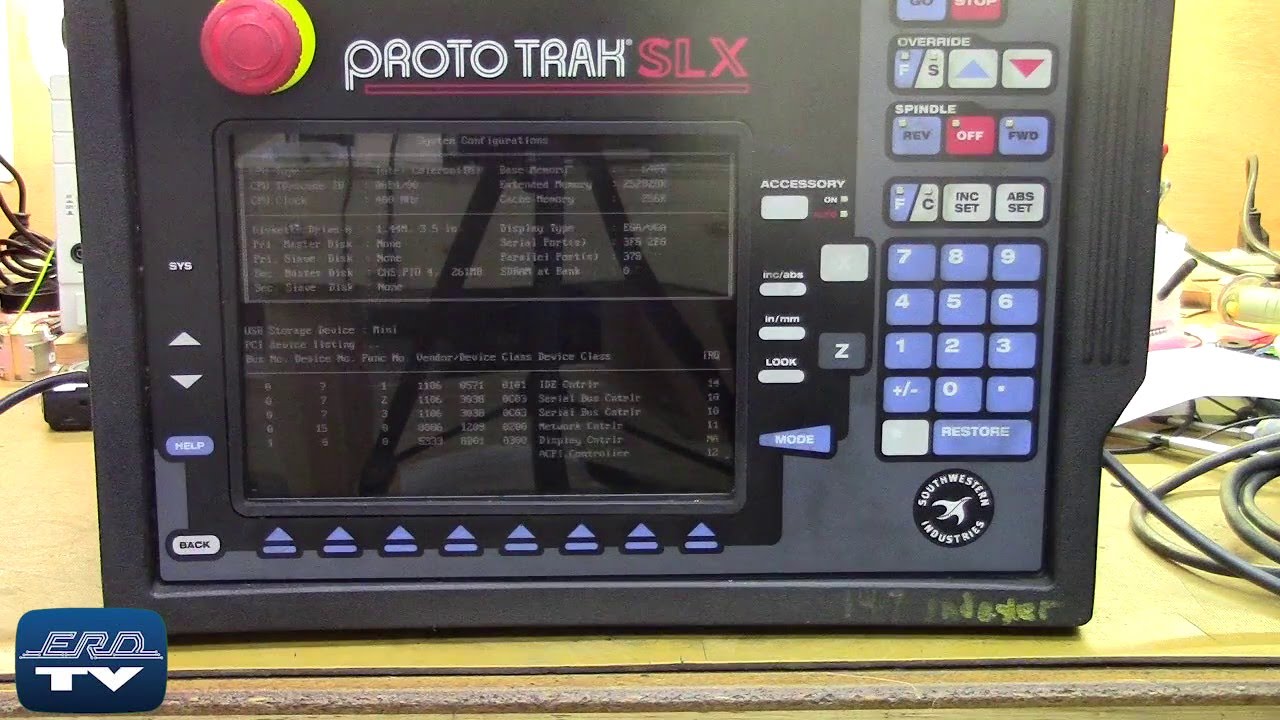 The Southwestern Industries ProtoTRAK SLX 24030-1 Repaired by ERD with our 3 Year Warranty!
