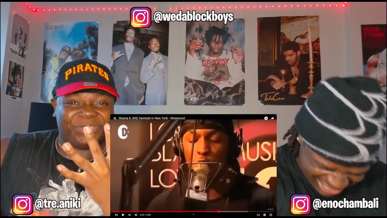 Skepta & JME freestyle in New York - Westwood - REACTION