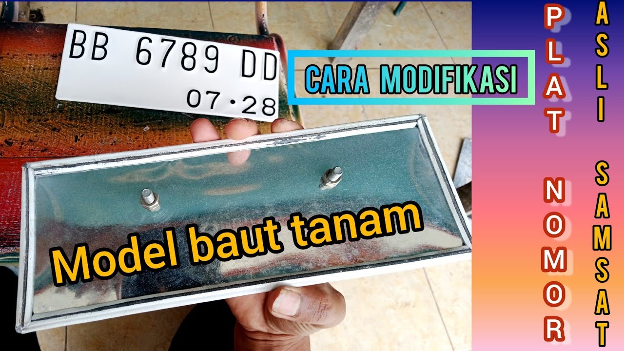 Сделайте свой номерной знак таким, чтобы он был аккуратным || модифицированный номерной знак со в...