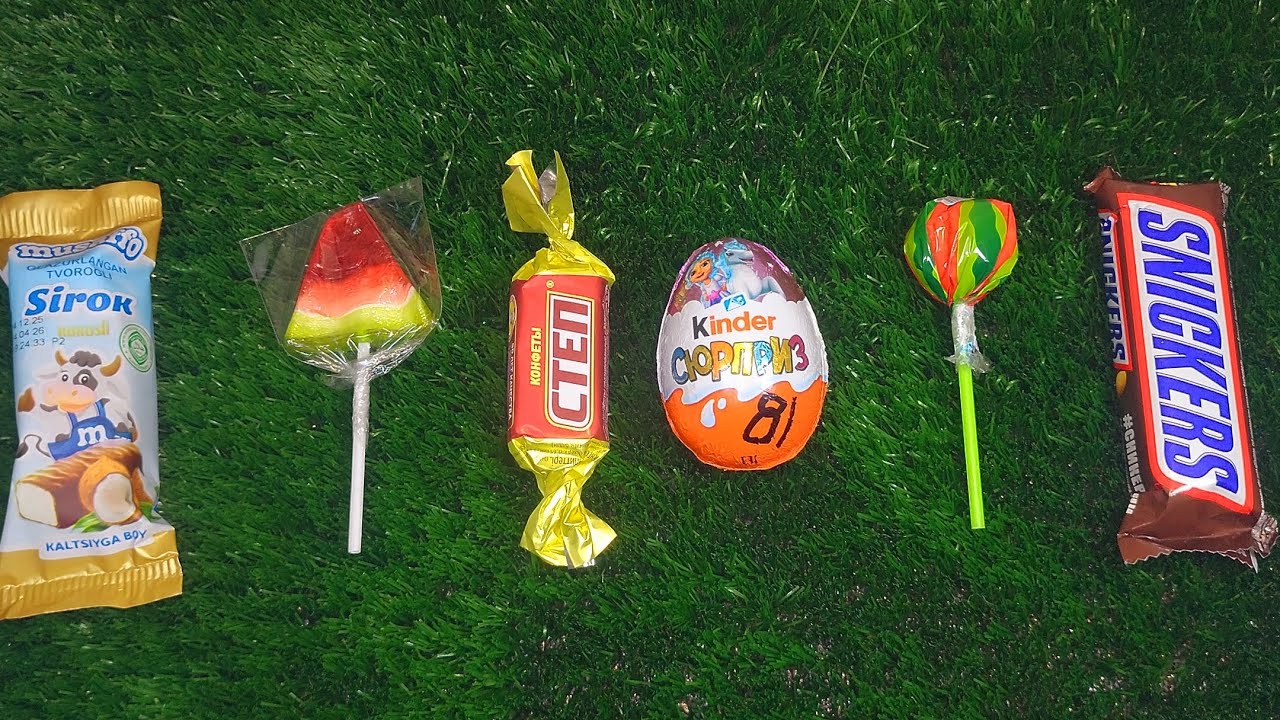 ASMR Most Popular Cands | Chocolate & Chupa Chups Relaxing Sounds