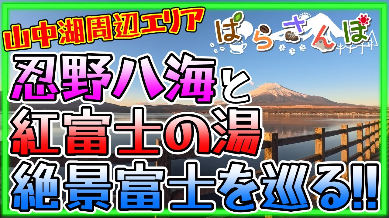 [4K]【山梨県 山中湖】絶景富士山と山中湖周辺エリア！忍野八海と紅富士の湯を巡る旅｜さんぽ旅3｜4K60FPS 2025.2.21