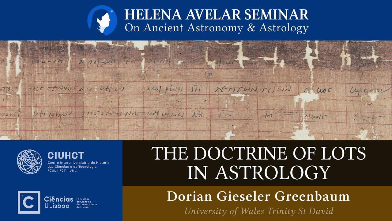 The Doctrine of Lots in Astrology by Dorian Gieseler Greenbaum - SHA - 21 Nov 2021