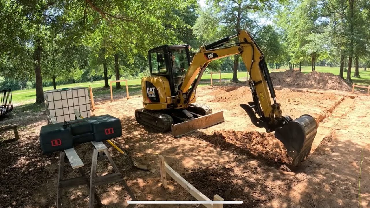 Digging Footers For 30x30 Tiny House/Studio!