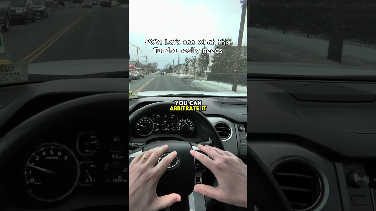 First drive before this Tundra gets fully serviced #pov