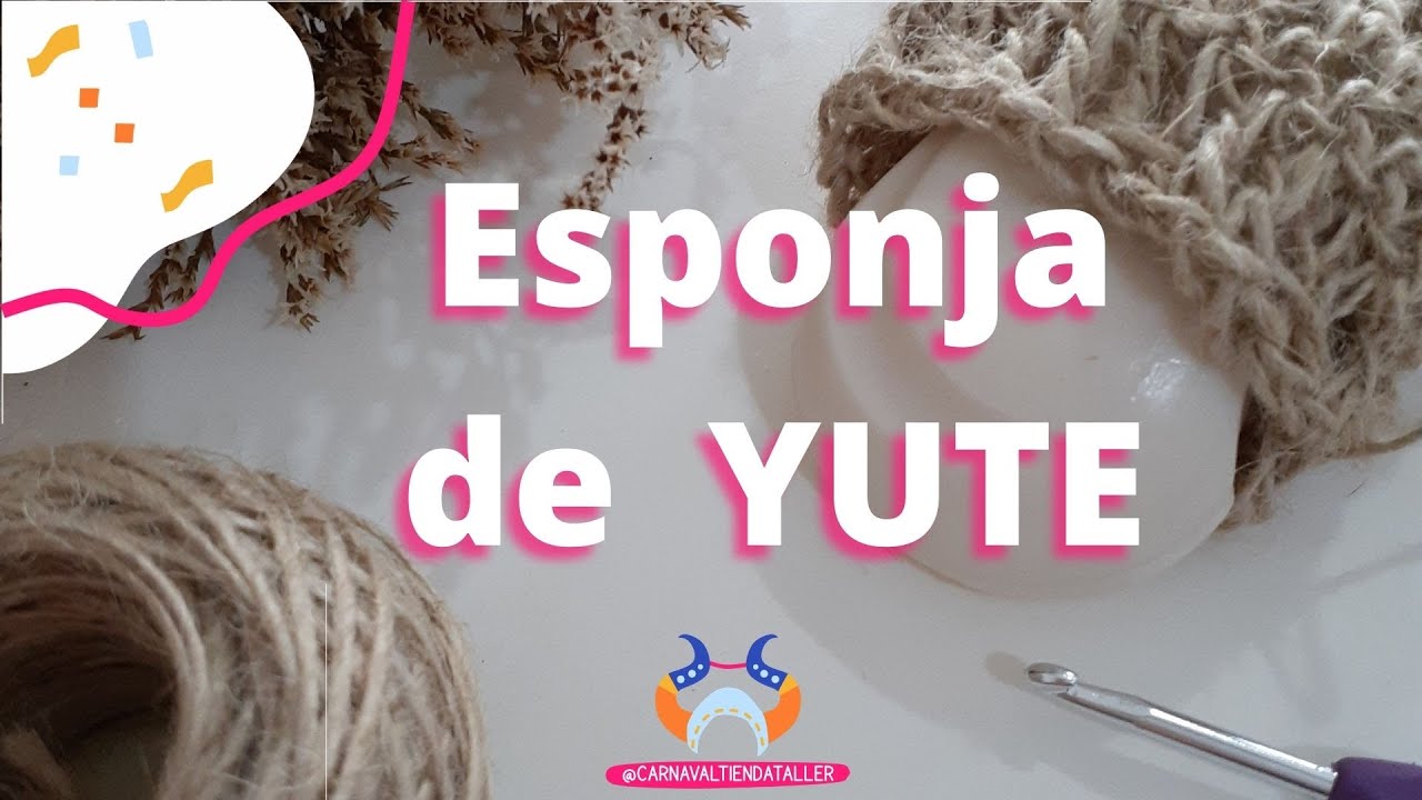 Esponja de Yute - Crochet!!