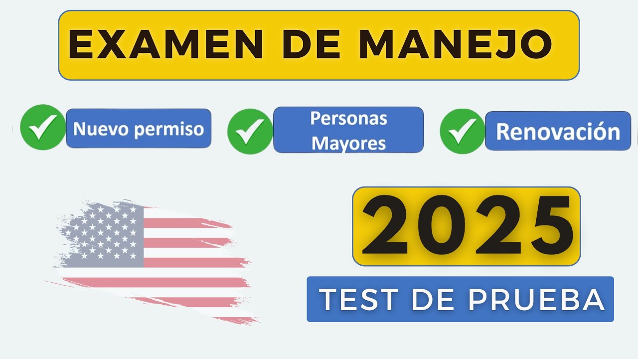 NUEVO 2025 EXAMEN TEORICO DE CONDUCIR Preguntas y Respuestas en Español  Licencia de Manejo en Españ
