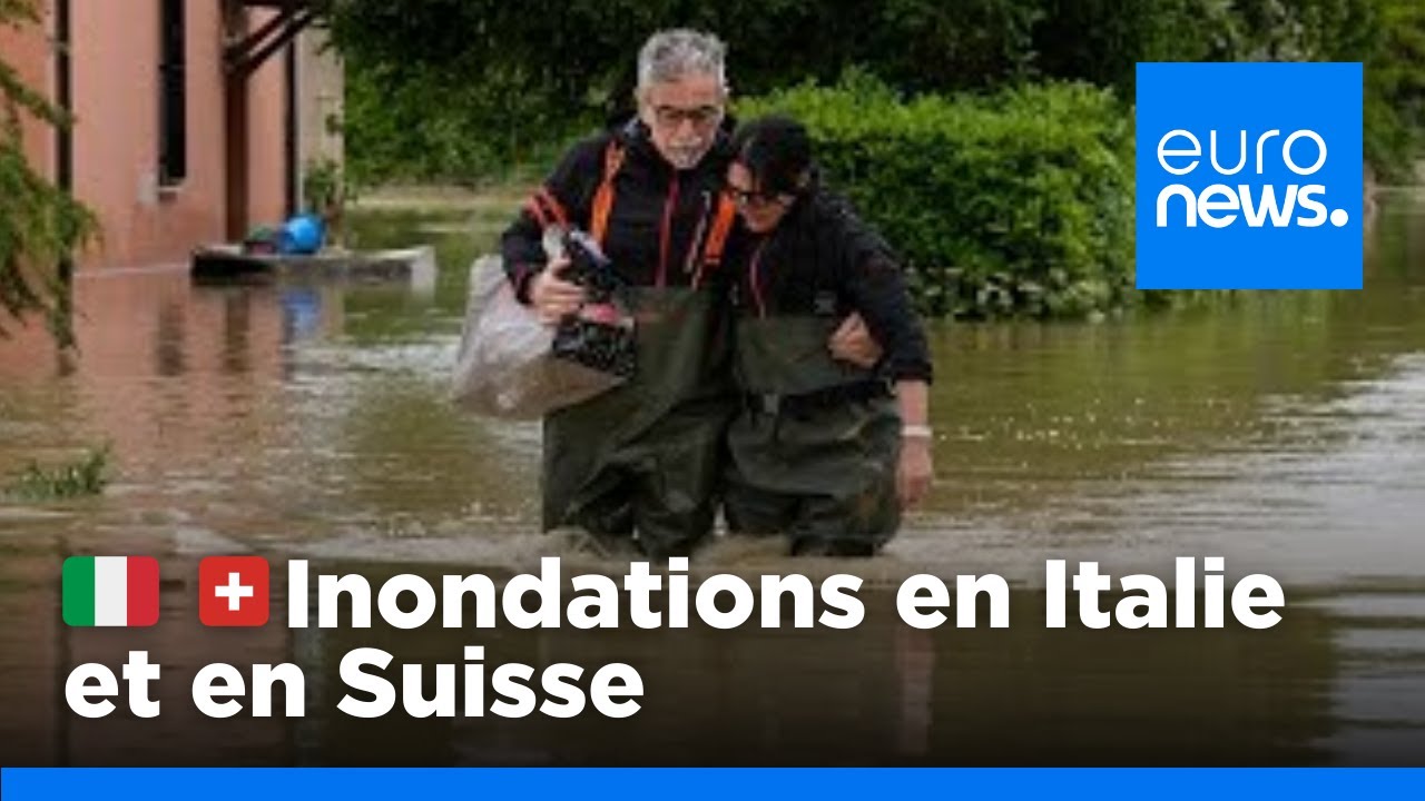Inondations en Italie et en Suisse | euronews 🇫🇷