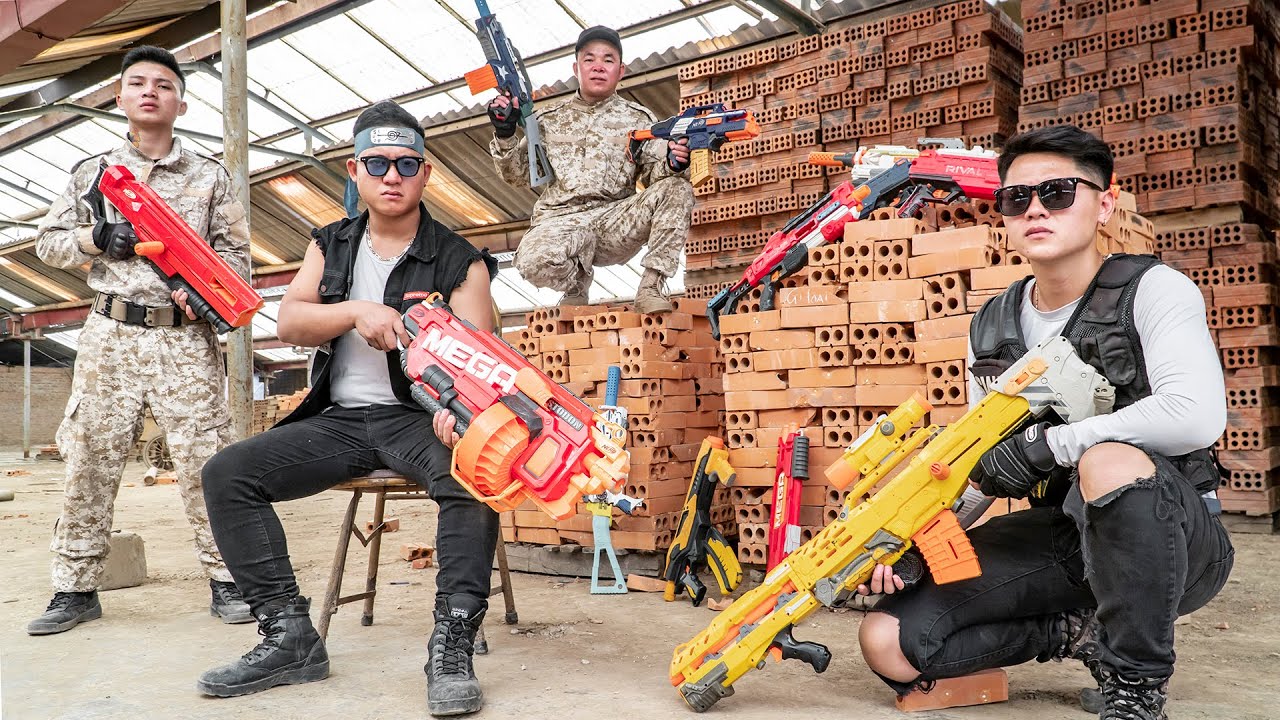 Игра LTT ​​Nerf War: Elite Squad Warriors SEAL X Nerf Guns Fight Mr Zero Scazy Underworld Trading 2
