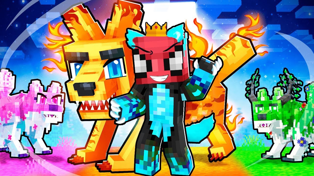 ELEMANTAL KRALİYET KURT ADAM FAKİR!🐺👑💠 - KURT ADAM OKUL Minecraft