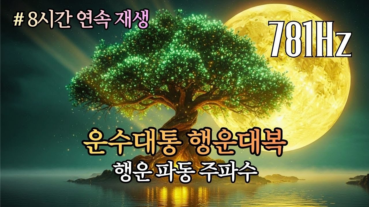 고요 속에서 회복되는 마음과 행운 음악｜치유 주파수 781Hz