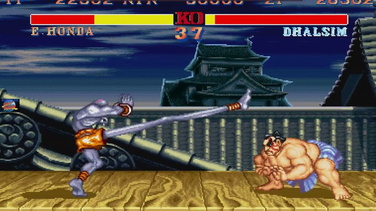 Honda vs Dhalsim Street Fighter SF L28022026-330 #streetfighter #arcade #sega